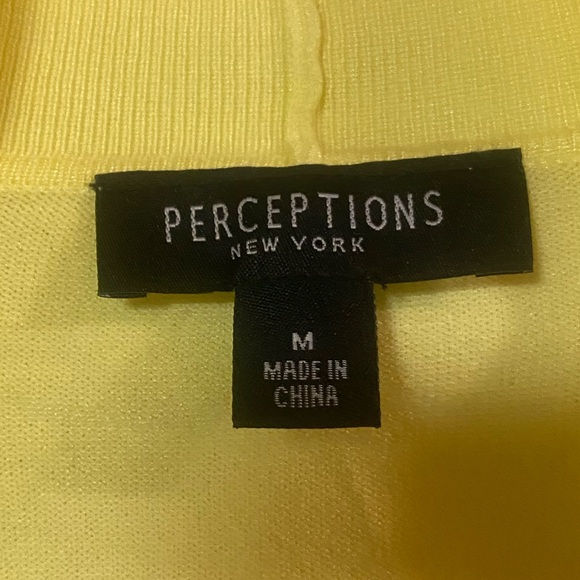 Perceptions new york open front knit sweater Shrug ladies medium modest coverup - Picture 3 of 6